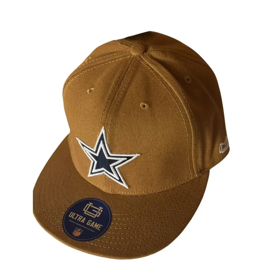 Dallas Cowboys Snapback Hat Flat Brim Adjustable Carhartt Style Ultra Game NWT